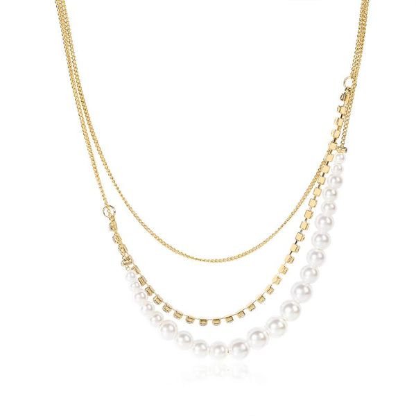 chains ant angel classic simple adjustable beads necklaces 10cm pearl string & zircon 14k gold plated entry lux party gift, Silver
chains ant angel classic simple adjustable beads necklaces 10cm pearl string & zircon 14k gold plated entry lux party gift, Silver