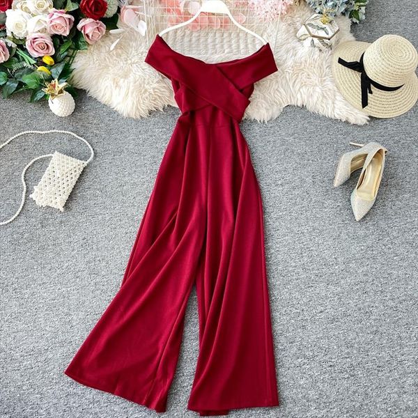 new 2020 summer fashion rompers for women slash neck party elegant jumpsuit ladies black casual backless bodysuit korean, Black;white
new 2020 summer fashion rompers for women slash neck party elegant jumpsuit ladies black casual backless bodysuit korean, Black;white