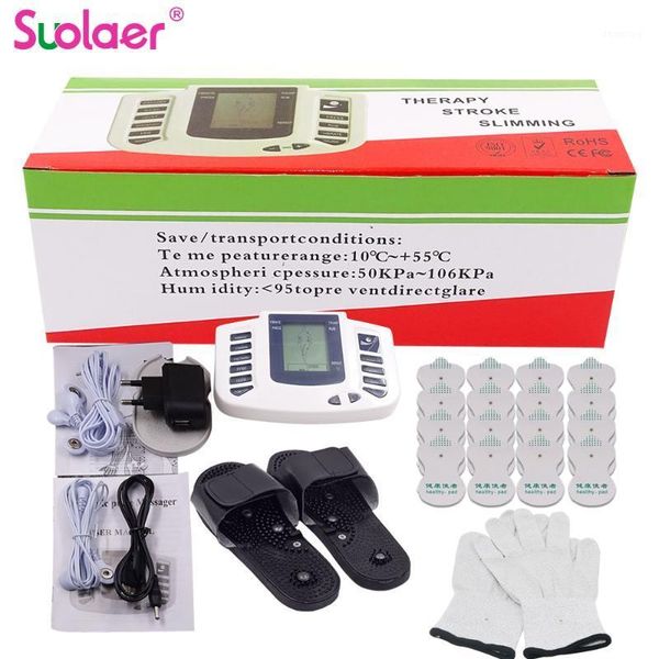 russian/english electrical muscle stimulator body relax muscle massager pulse tens acupuncture therapy slipper+glove+16pads+box1
russian/english electrical muscle stimulator body relax muscle massager pulse tens acupuncture therapy slipper+glove+16pads+box1