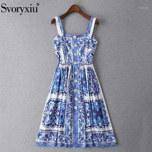 svoryxiu runway designer summer women beach backless spaghetti strap dresses ladies sleeveless blue print vintage midi dress1, Black;gray
svoryxiu runway designer summer women beach backless spaghetti strap dresses ladies sleeveless blue print vintage midi dress1, Black;gray
