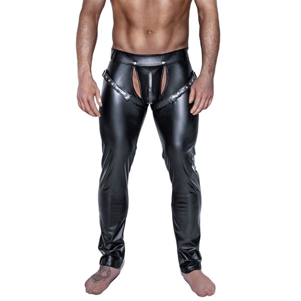 catsuit costumes men skinny slim leggings sissy patent leather pants open crotch pole dance clubwear exotic pants erotic gay fetish cos, Black
catsuit costumes men skinny slim leggings sissy patent leather pants open crotch pole dance clubwear exotic pants erotic gay fetish cos, Black