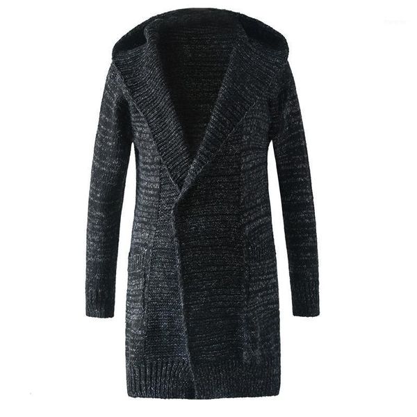 2019 autumn winter new men's long sweatercoat solid color long sleeve hooded sweater coat outerwear men casual sweater cardigan1, White;black
2019 autumn winter new men's long sweatercoat solid color long sleeve hooded sweater coat outerwear men casual sweater cardigan1, White;black