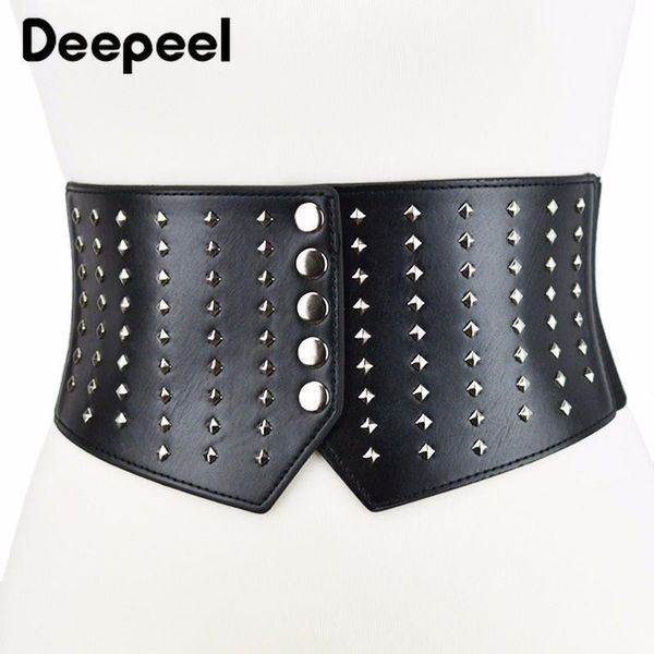 deepeel 1pc 61cm retro female cummerbunds metal snap button pu rivet decor wide belt shirt dress corset belts accessories cb027, Black;brown
deepeel 1pc 61cm retro female cummerbunds metal snap button pu rivet decor wide belt shirt dress corset belts accessories cb027, Black;brown