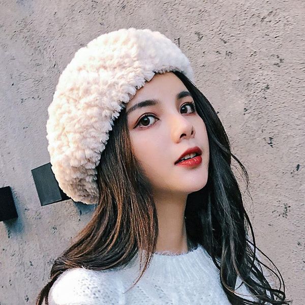 new autumn and winter beret women korean version of japanese all-match plush painter hat 2020 retro warm fashion octagonal hat, Blue;gray
new autumn and winter beret women korean version of japanese all-match plush painter hat 2020 retro warm fashion octagonal hat, Blue;gray