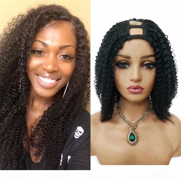 kinky curly u part wig human hair wigs unprocessed indian hair 130% density middle part wigs for women, Black;brown
kinky curly u part wig human hair wigs unprocessed indian hair 130% density middle part wigs for women, Black;brown