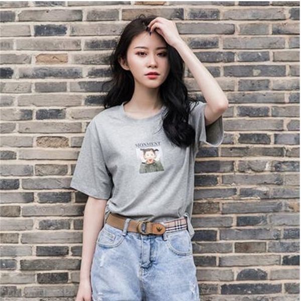beautiful women's t shirt summer cotton material o- neck clothing om901l 7tzu, White
beautiful women's t shirt summer cotton material o- neck clothing om901l 7tzu, White