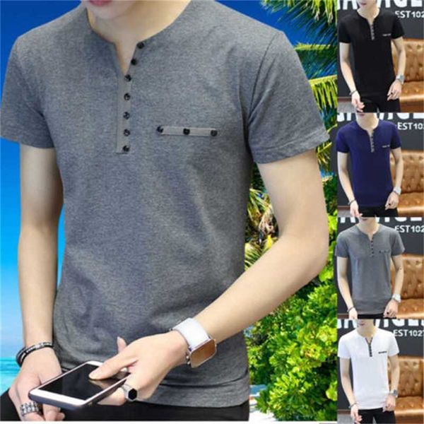 fashion men's slim fit v neck short sleeve muscle tee t-shirt casual blouse, White;black
fashion men's slim fit v neck short sleeve muscle tee t-shirt casual blouse, White;black