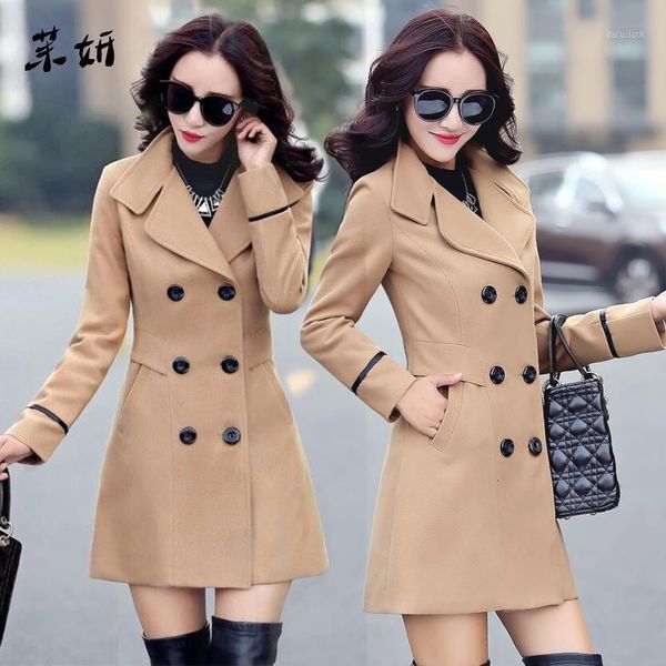 autumn winter 2020 new fashion women windbreaker slim women's jacket cashmere coat lapel warm jacket female wool outerwear1, Tan;black
autumn winter 2020 new fashion women windbreaker slim women's jacket cashmere coat lapel warm jacket female wool outerwear1, Tan;black