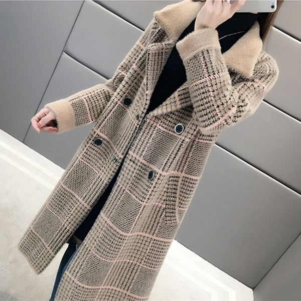 2021 new fake vison women's cashmere fashion mesh long sleeve cardigan thick sweater outwear warm spring winter aqrf, White;black
2021 new fake vison women's cashmere fashion mesh long sleeve cardigan thick sweater outwear warm spring winter aqrf, White;black