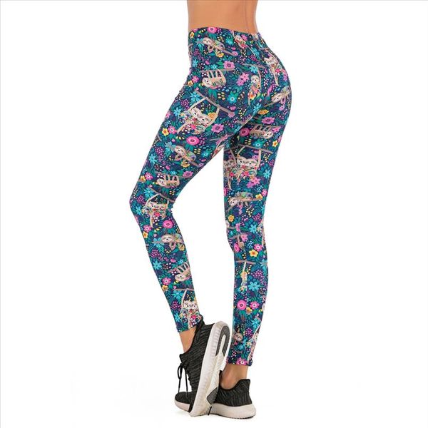 brands women fashion legging floral sloth printing leggins slim legins high waist leggings woman pants drop shipping, Black
brands women fashion legging floral sloth printing leggins slim legins high waist leggings woman pants drop shipping, Black