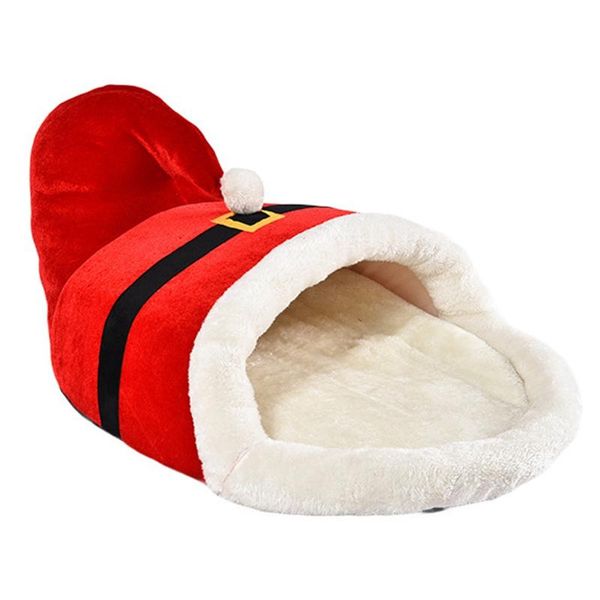 new-christmas style slippers semi-closed pet nest kennel dog cat tent cave bed pet sleeping bag thick velvet warm
new-christmas style slippers semi-closed pet nest kennel dog cat tent cave bed pet sleeping bag thick velvet warm