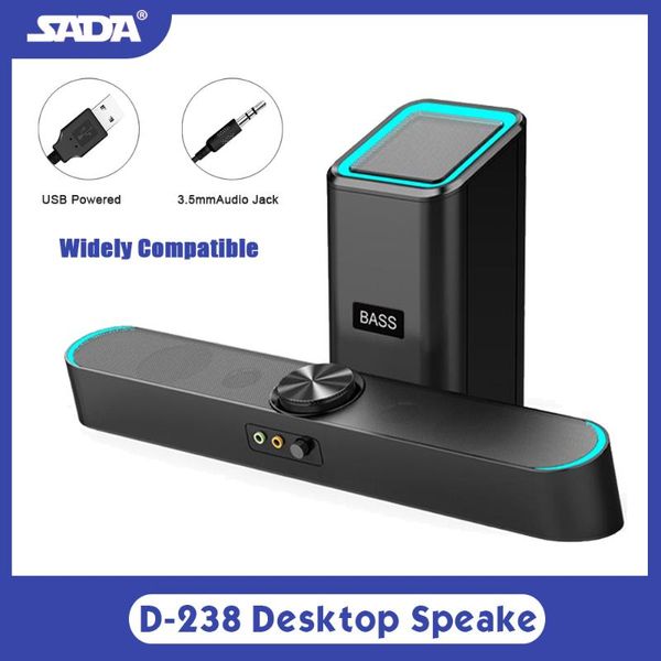 sada d-238 deskcomputer speaker super bass subwoofer stereo speakers 3.5mm wired soundbox usb powered 30hz-15khz dust-proof
sada d-238 deskcomputer speaker super bass subwoofer stereo speakers 3.5mm wired soundbox usb powered 30hz-15khz dust-proof