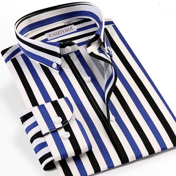multi color striped button-down business casual men shirts long sleeve 97% cotton breathable office formal men dress shirts1, White;black
multi color striped button-down business casual men shirts long sleeve 97% cotton breathable office formal men dress shirts1, White;black