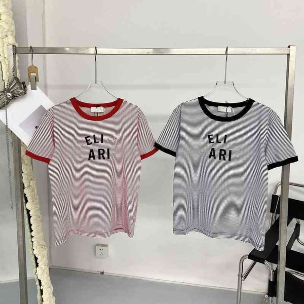 2022 factory wholesale new model letter print stripe short sleeve t-shirt women's spring and summer round neck pullover splicing casual, White
2022 factory wholesale new model letter print stripe short sleeve t-shirt women's spring and summer round neck pullover splicing casual, White