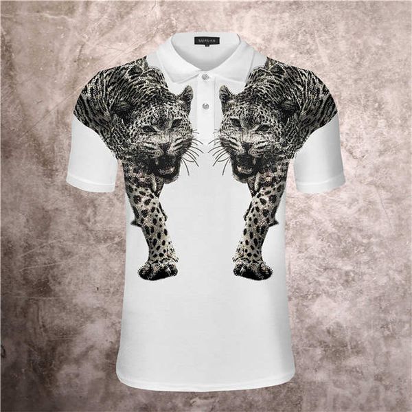 pp summer 2021 new fashion men's casual cotton short sleeve t-shirt drilling skull head men's slim tiger head printed half sleeve, White;black
pp summer 2021 new fashion men's casual cotton short sleeve t-shirt drilling skull head men's slim tiger head printed half sleeve, White;black