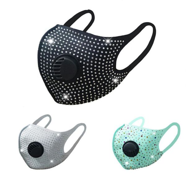 bling bling diamond face mask with breathing valve washable reusable protective mouth cover personality rhinestone mask glitter mask dhl
bling bling diamond face mask with breathing valve washable reusable protective mouth cover personality rhinestone mask glitter mask dhl