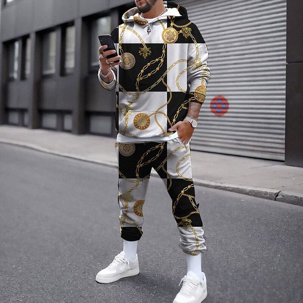 men's 3d hoodies set plaid graphic print hooded casual daily 3d print casual streetwear hoodies sweatshirts long sleeve black and white, Gray
men's 3d hoodies set plaid graphic print hooded casual daily 3d print casual streetwear hoodies sweatshirts long sleeve black and white, Gray