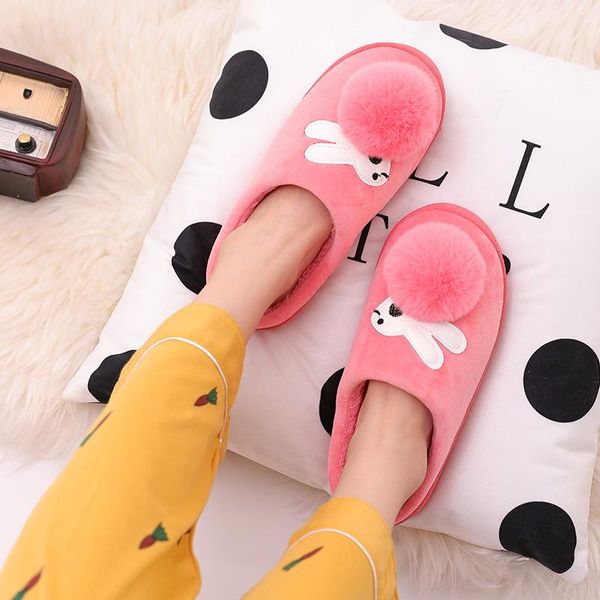 slippers ladies shoes autumn winter cotton fur home warm thick bottom indoor house women cute fluffy flip flops, Black
slippers ladies shoes autumn winter cotton fur home warm thick bottom indoor house women cute fluffy flip flops, Black