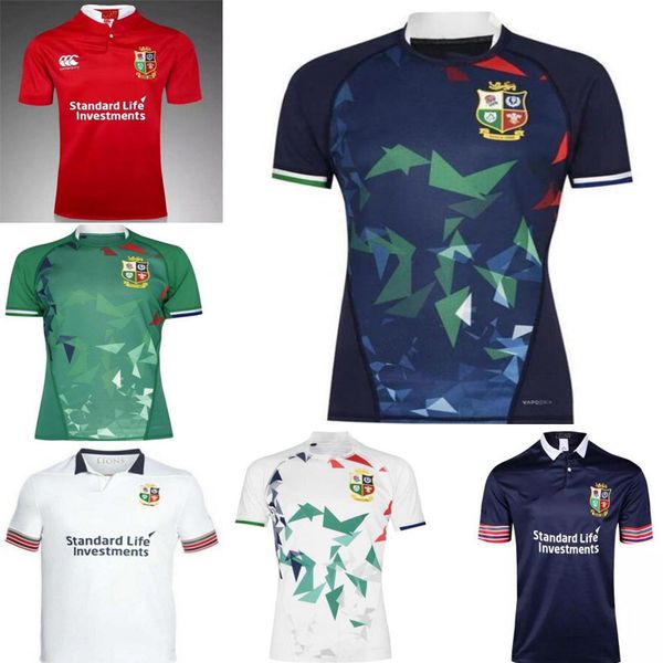20 21 leones británicos e irlandeses para hombre marina verde blanco camiseta de la liga international jersey lions мужская регби джерси, Black;gray 
20 21 leones británicos e irlandeses para hombre marina verde blanco camiseta de la liga international jersey lions мужская регби джерси, Black;gray