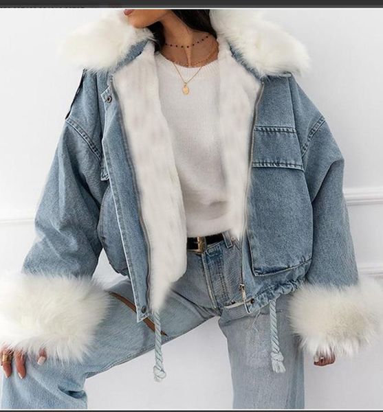 winter jeans jacket women fashion thick warm fur collar padded denim jackets vintage streetwear loose cotton jean coat women, Black;brown
winter jeans jacket women fashion thick warm fur collar padded denim jackets vintage streetwear loose cotton jean coat women, Black;brown