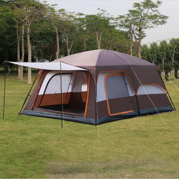 tents and shelters l320*w220*h190cm ultralarge 4-8 double layer outdoor 2living rooms hall family camping tent in large space
tents and shelters l320*w220*h190cm ultralarge 4-8 double layer outdoor 2living rooms hall family camping tent in large space