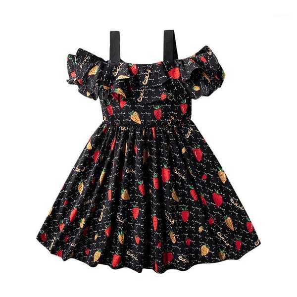 girl's dresses toddler kids dress baby girls ruffles strap fruit print summer princess casual loose beach vestidos clothes1, Red;yellow
girl's dresses toddler kids dress baby girls ruffles strap fruit print summer princess casual loose beach vestidos clothes1, Red;yellow