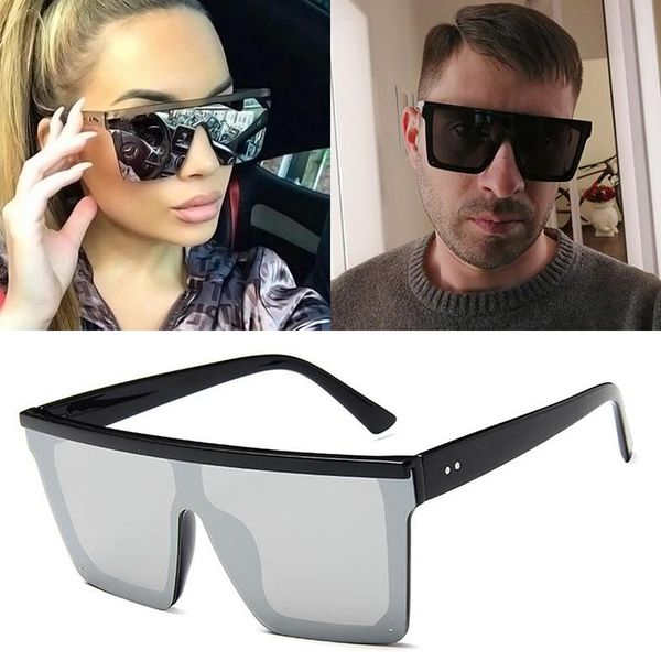 new oversized sunglasses women big frame square flat rivet sun glasses female men vintage mirror shades gradient uv400, White;black
new oversized sunglasses women big frame square flat rivet sun glasses female men vintage mirror shades gradient uv400, White;black