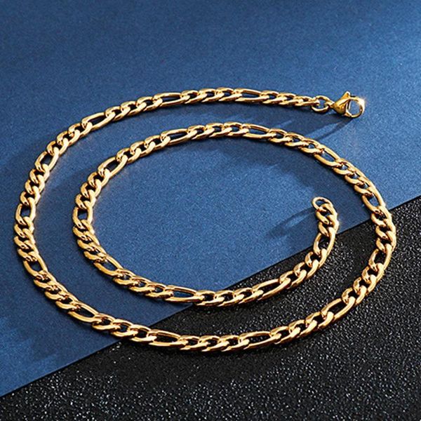 basic punk stainless steel necklace for men women curb cuban link chain chokers vintage black gold tone solid metal, Silver
basic punk stainless steel necklace for men women curb cuban link chain chokers vintage black gold tone solid metal, Silver