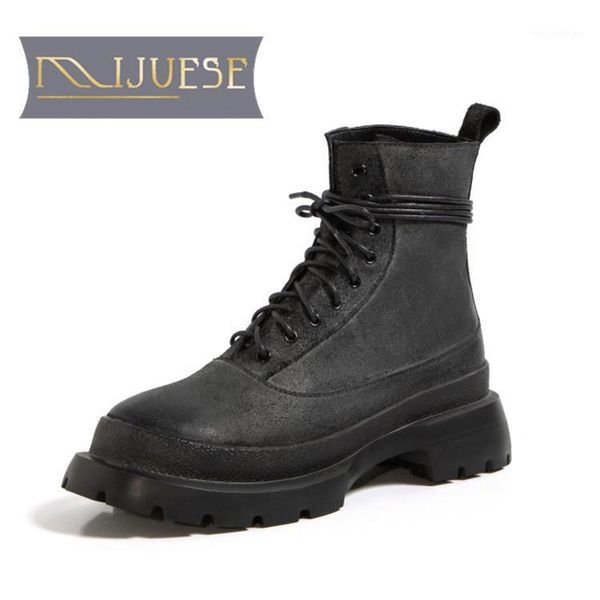 boots mljuese 2021 women ankle cow leather winter short plush round toe lace-up med heels female riding size 391, Black
boots mljuese 2021 women ankle cow leather winter short plush round toe lace-up med heels female riding size 391, Black