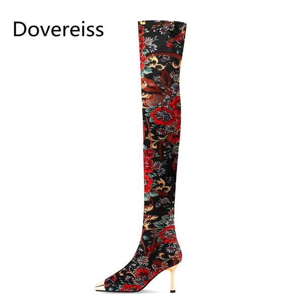boots dovereiss fashion women's shoes winter elegant squaretoe embroidery stilettos heels concise matureover the knee, Black
boots dovereiss fashion women's shoes winter elegant squaretoe embroidery stilettos heels concise matureover the knee, Black