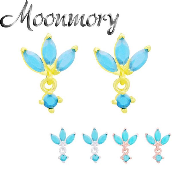 stud moonmory 925 sterling silver blue zircon plant earring for women party dangle crystal flower earrings jewelry making, Golden;silver
stud moonmory 925 sterling silver blue zircon plant earring for women party dangle crystal flower earrings jewelry making, Golden;silver