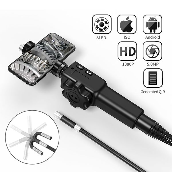 5.5mm/8.5mm 5.0mp 180 degree steering industrial borescope endoscope cars inspection camera with 6 led for iphone android pchello
5.5mm/8.5mm 5.0mp 180 degree steering industrial borescope endoscope cars inspection camera with 6 led for iphone android pchello