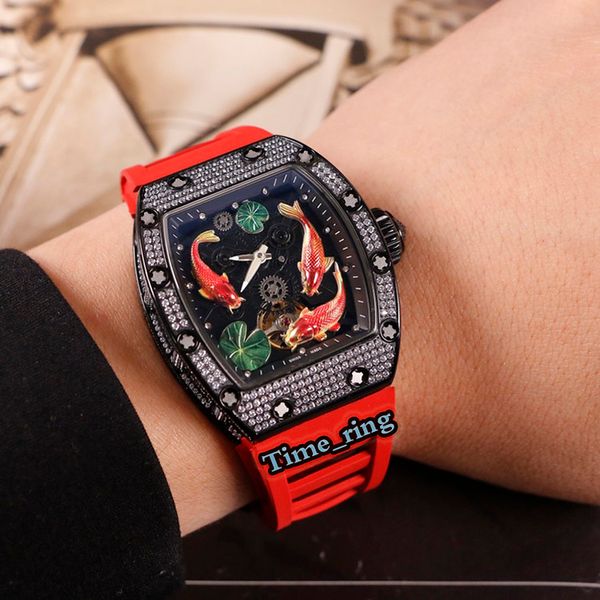version rm57-01 skeleton dial black diamond case automatic mechanical movement rm57-01 mens watch black rubber strap designe, Slivery;brown
version rm57-01 skeleton dial black diamond case automatic mechanical movement rm57-01 mens watch black rubber strap designe, Slivery;brown