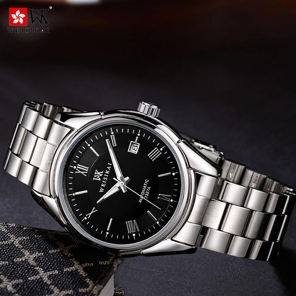 weisikai men mechanical watch top brand luxury matic watch watch спорт нержавеющая бизнес водонепроницаемые часы мужчины relogio masculino b, Silver
weisikai men mechanical watch top brand luxury matic watch watch спорт нержавеющая бизнес водонепроницаемые часы мужчины relogio masculino b, Silver