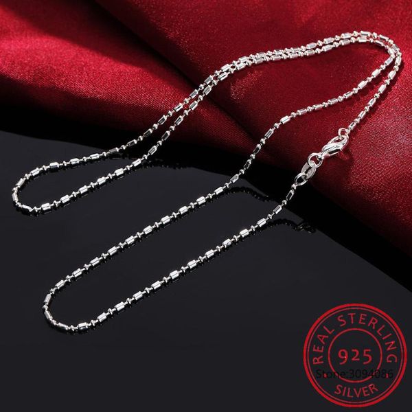 lekani 925 sterling silver 16/18/20/22/24/26/28/30 inch bamboo chain necklace for women man fashion wedding charm jewelry
lekani 925 sterling silver 16/18/20/22/24/26/28/30 inch bamboo chain necklace for women man fashion wedding charm jewelry