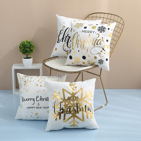 cushion/decorative pillow christmas snowflake cushion cover decorative case eco-friendly gold sofa seat car pillowcase soft bed
cushion/decorative pillow christmas snowflake cushion cover decorative case eco-friendly gold sofa seat car pillowcase soft bed