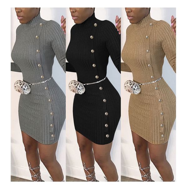 wholesale customized european and american style women's clothing fashion slim solid color long-sleeved waist bag hip knitted dress wom, Black;gray
wholesale customized european and american style women's clothing fashion slim solid color long-sleeved waist bag hip knitted dress wom, Black;gray