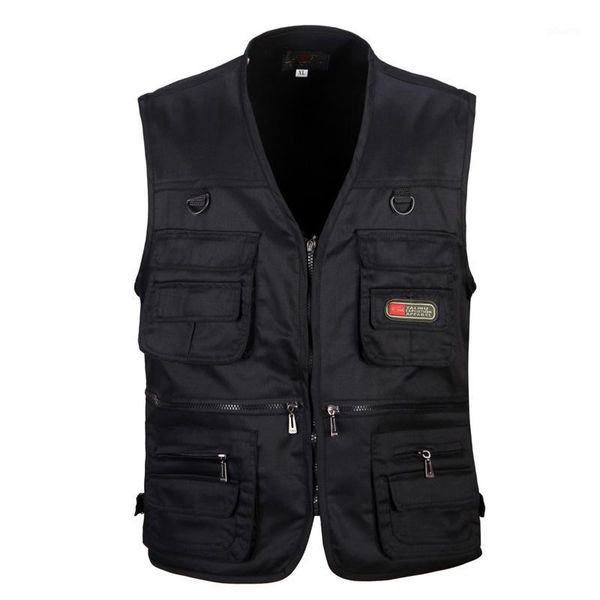 male vest outdoors casual multi pocket quinquagenarian 100% cotton mesh vest waistcoat pgraphy waistcoat1, Black;white 
male vest outdoors casual multi pocket quinquagenarian 100% cotton mesh vest waistcoat pgraphy waistcoat1, Black;white