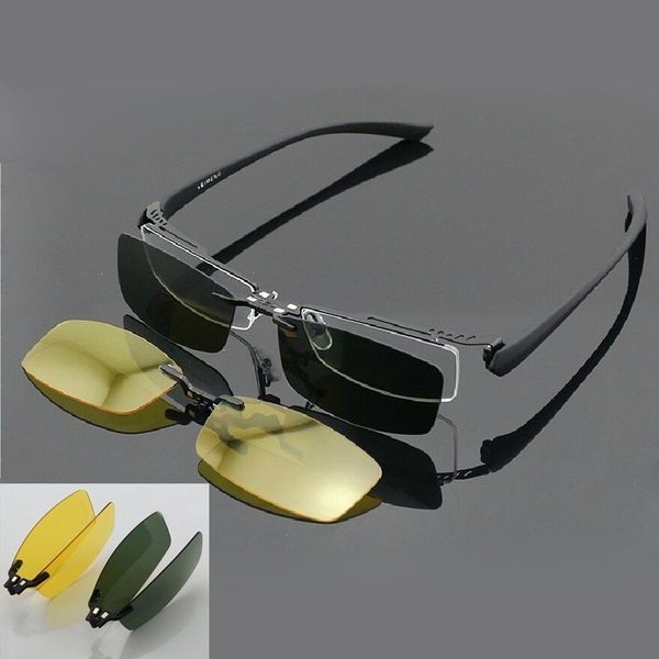 magnetic polarized clip on half rim eyeglasses frame night driving sunglasses rx
magnetic polarized clip on half rim eyeglasses frame night driving sunglasses rx