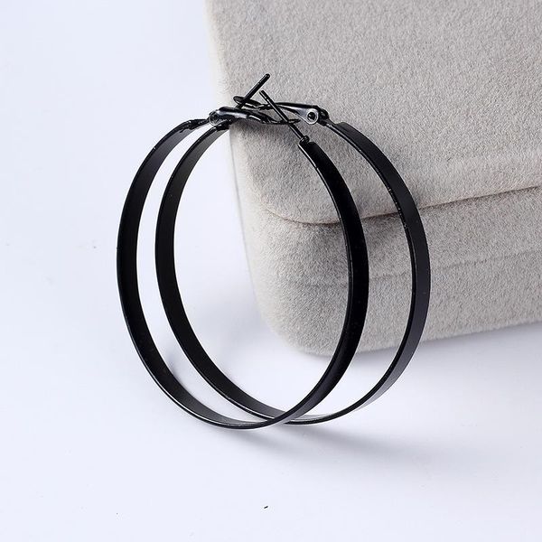 black hoop earrings for women punk alloy wide big geometry circle metallic loop earring accesorios mujer wholesale 3,4,5cm, Golden;silver
black hoop earrings for women punk alloy wide big geometry circle metallic loop earring accesorios mujer wholesale 3,4,5cm, Golden;silver