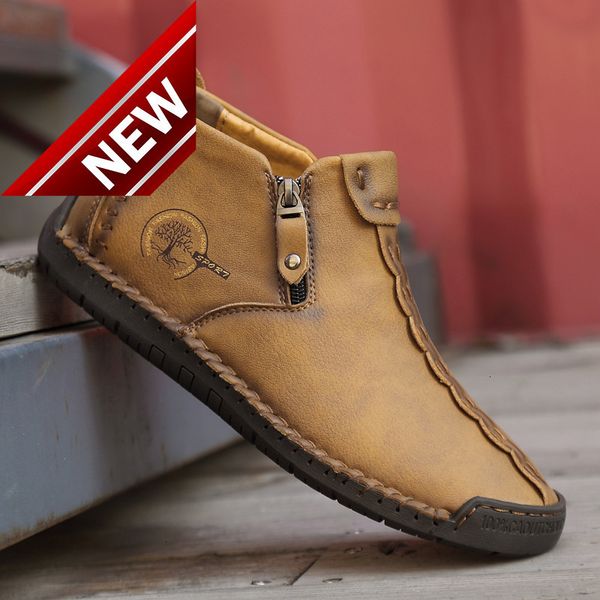 2021 large autumn and winter men's medium help martin boots handmade outdoor casual short versatile leather shoes, Black
2021 large autumn and winter men's medium help martin boots handmade outdoor casual short versatile leather shoes, Black