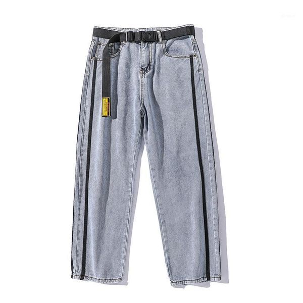 wholesale 2020 fashion teenagers denim jeans men loose straight bf wind thin new korean wild student striped wide leg pants1, Blue
wholesale 2020 fashion teenagers denim jeans men loose straight bf wind thin new korean wild student striped wide leg pants1, Blue