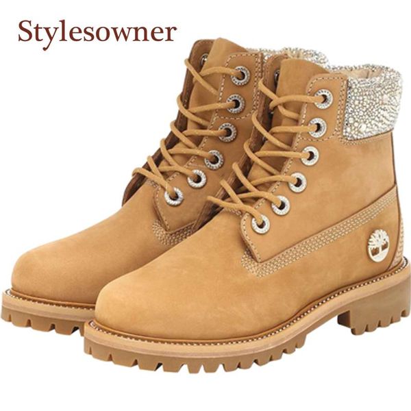 crystal yellow short woman boots genuine leather round toe lace-up plus velvet height increasing boots for autumn winter, Black
crystal yellow short woman boots genuine leather round toe lace-up plus velvet height increasing boots for autumn winter, Black