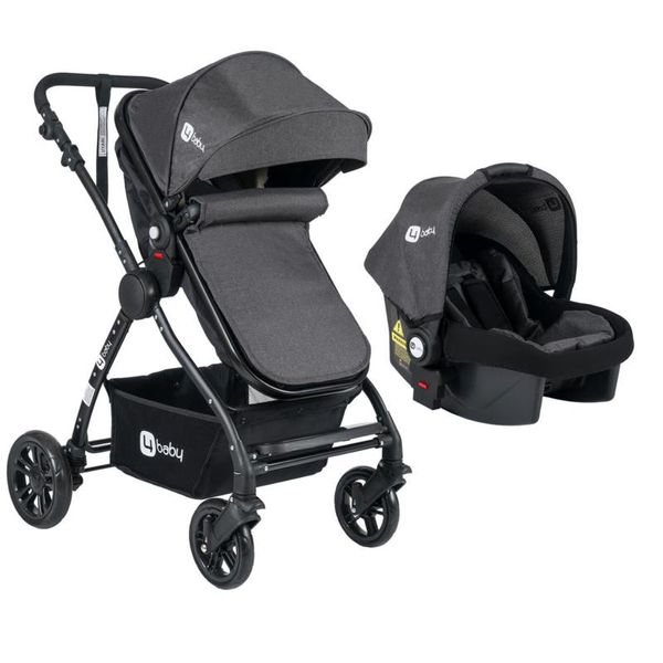 Four Baby Travel System Pusetli Black Baby Stroller