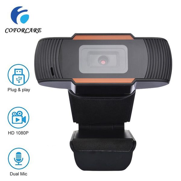 cameras coforcare webcam hd 1080p pc camera dual microphone mic auto focus for skype android tv computer usb web cam
cameras coforcare webcam hd 1080p pc camera dual microphone mic auto focus for skype android tv computer usb web cam