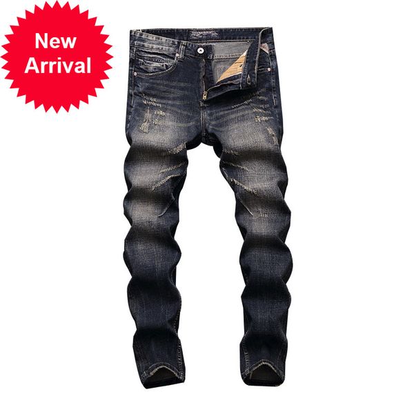 2021 new new male fashions thin cotton breeches denim pants vintage designer torn jeans classic 3ywl, Blue
2021 new new male fashions thin cotton breeches denim pants vintage designer torn jeans classic 3ywl, Blue