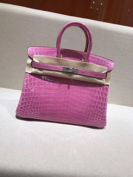 25cm designers totes real shinny alligator skin pink color luxury bag brand handbag fully handmade quality wax line stitching wholesale
25cm designers totes real shinny alligator skin pink color luxury bag brand handbag fully handmade quality wax line stitching wholesale