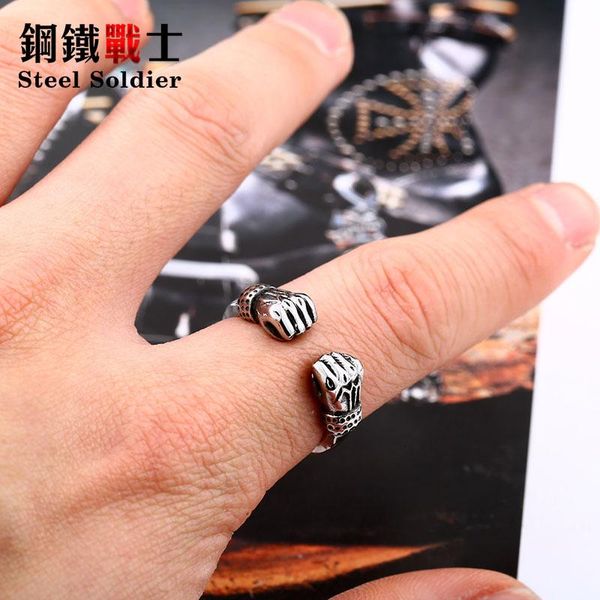 steel soldier funny double fists men punk ring symbol signet for power and fight adjustable stainless steel women finger jewelry, Golden;silver
steel soldier funny double fists men punk ring symbol signet for power and fight adjustable stainless steel women finger jewelry, Golden;silver