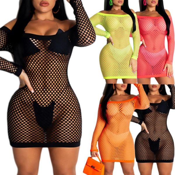 new cover up bikini women swimsuit cover-up beach bathing suit beach wear knitting swimwear mesh dress tunic robe, White;black