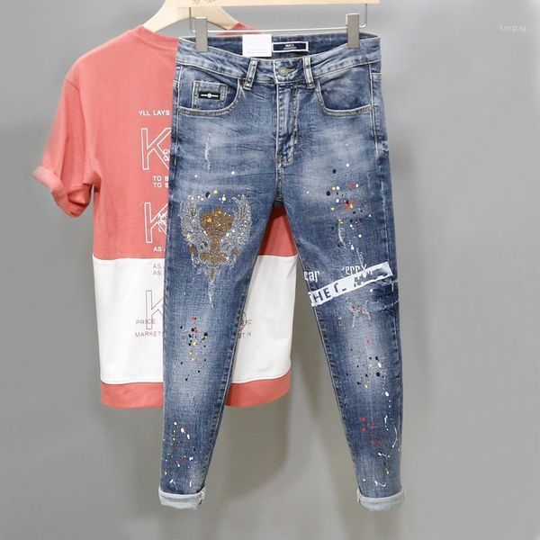 10343 fashion men's jeans 2020 runway luxury european design party style men's clothing1, Blue
10343 fashion men's jeans 2020 runway luxury european design party style men's clothing1, Blue
